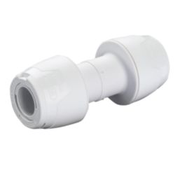 Hep2O  Plastic Push-Fit Equal Keyless Coupler 10mm 10 Pack