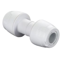 Hep2O  Plastic Push-Fit Equal Keyless Coupler 10mm 10 Pack