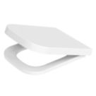Sector Soft-Close with Quick-Release Toilet Seat Thermoset Plastic White