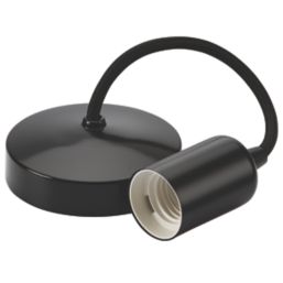 Knightsbridge  Contemporary Pendant Matt Black