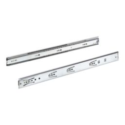 Essentials Steel Soft-Close Ball Bearing Drawer Runners 550mm 2 Pack