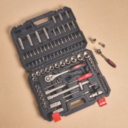 Forge Steel  3/8”, 1/4” & 1/2“ Drive Socket Set 94 Pieces