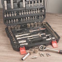 Forge Steel  3/8”, 1/4” & 1/2“ Drive Socket Set 94 Pieces