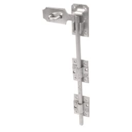 GateMate Heavy Locking Garage Door Bolt Silver 455mm