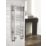 Kudox 800mm x 330mm 583BTU Chrome Flat Designer Towel Radiator