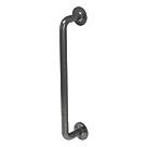 Rothley Angled Household Steel Grab Rail Pewter 457mm