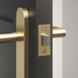 Smith & Locke Polished Brass Tubular Latch 62.2mm Case - 45mm Backset