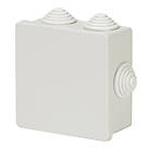 Vimark 6-Entry Square Junction Box with Knockouts 88mm x 45mm x 88mm