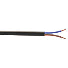 Nexans 2192Y Black 2-Core 0.75mm² Flexible Cable 10m Coil