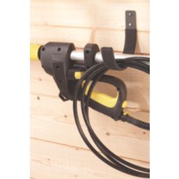 Smith & Locke Heavy Duty Anti-Slip Flat Storage Hook Black 145 x 150mm