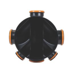 FloPlast Push-Fit 5-Inlet Adjustable Chamber Base 450mm