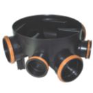FloPlast Push-Fit 5-Inlet Adjustable Chamber Base 450mm