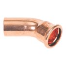 Flomasta  Copper Press-Fit Adapting 45° M-Profile Street Elbows 28mm x 28mm 2 Pack