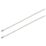 Essentials Stainless Steel Cable Ties Metallic 30cm x 0.79cm 100 Pack