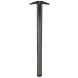 Rothley Worktop Leg Gun Metal 870-895mm