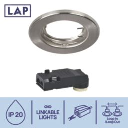 LAP Fulgora Fixed  Downlight Brushed Nickel