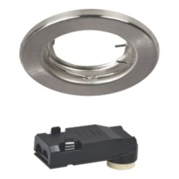 LAP Fulgora Fixed  Downlight Brushed Nickel