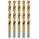 Erbauer  Round Shank Metal Drill Bits 8.5mm x 117mm 5 Pack