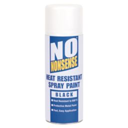 No Nonsense Heat-Resistant Spray Paint Black  400ml