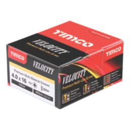 Timco  PZ Double-Countersunk Self Tapping Multi-Use Screws 4mm x 16mm 200 Pack