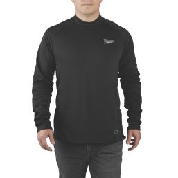 Milwaukee L4HBLB-301 4V Li-Ion RedLithium Long Sleeve Heated Base Layer Black Small 38" Chest - Bare