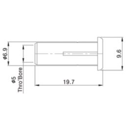 Flomasta  Plastic Push-Fit Pipe Inserts 10mm 10 Pack