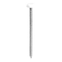 Timco Polymer-Headed Pins White 6.4 x 25mm 0.19kg Pack
