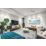 4lite WiZ Connected Fixed  Fire Rated LED Smart Downlight Satin Chrome 4.9W 345lm