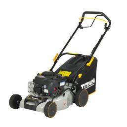 Titan TTLMP300SP40 41cm 125cc Self-Propelled Rotary Petrol Lawn Mower