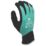 MCR Safety HydraGrip General Handling Gloves Green/Black X Large 1 Pair