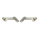 Smith & Locke  Concealed Window Restrictors Self-Colour 45mm 2 Pack