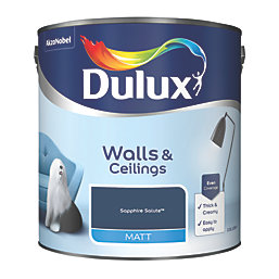 Dulux  Matt Sapphire Salute Emulsion Paint 2.5Ltr