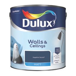 Dulux  2.5Ltr Sapphire Salute Matt Emulsion  Paint