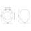 Palmi  Toilet Seat Moulded Bamboo Marine