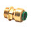 Tectite Classic T3P Brass Push-Fit Equal Straight Male Connector 1/2" x 1/2"
