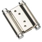 Smith & Locke Polished Chrome  Spring Hinge 75mm x 132mm