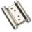Smith & Locke Polished Chrome  Spring Hinge 75mm x 132mm