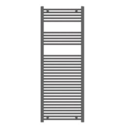 Flomasta 1600mm x 600mm 2784BTU Anthracite Flat  Towel Radiator