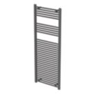 Flomasta 1600mm x 600mm 2784BTU Anthracite Flat  Towel Radiator