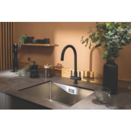 Abode Metix Monobloc Mixer Tap Matt Black