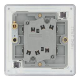 LAP  20A 16AX 2-Gang 2-Way Switch  Antique Brass with Colour-Matched Inserts