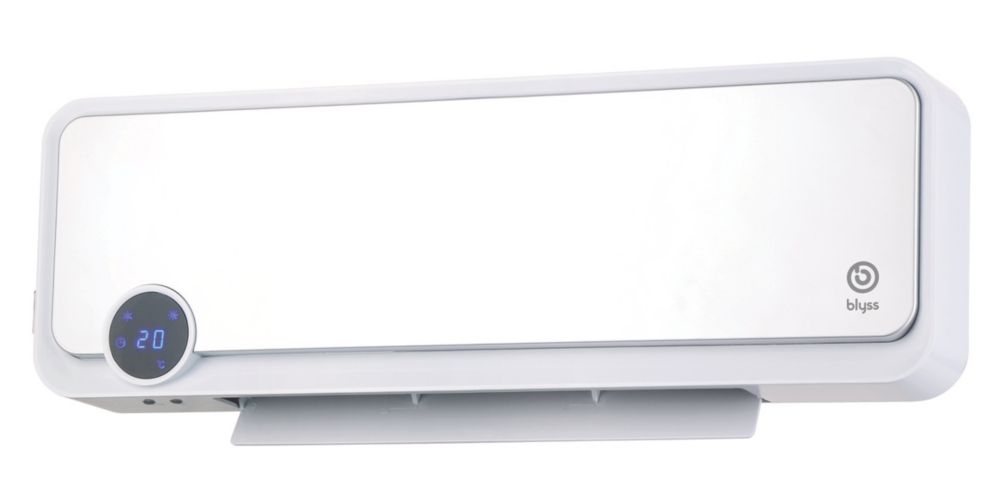 Blyss Wall-Mounted PTC Heater 2000W | Heaters | Screwfix.ie