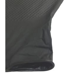 Site SDG310 Nitrile Powder-Free Disposable Grip Gloves Black Large 50 Pack