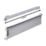 Essentials Silver Side Fix Drawer Runners 450mm 2 Piece Set