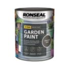 Ronseal 750ml Charcoal Grey Matt Garden Paint