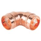 Midbrass  Copper Solder Ring Equal 90° Elbows 1/2" 2 Pack