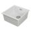 Carysil EN400-WH 1 Bowl Granite Composite Kitchen Sink White 430mm x 460mm