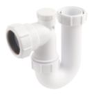 McAlpine Swivel P Trap White 40mm