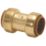 Tectite Classic  Brass Push-Fit Equal Coupler 15mm
