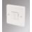 Crabtree Capital 10AX 2-Gang 2-Way Light Switch  White